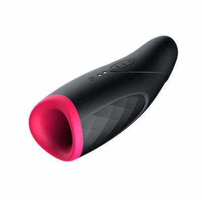 Aquecer-se sugando a masturbação masculina realística brinca 22cm que USB recarrega