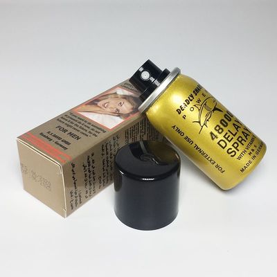 Pulverizador mortal erval 40ml do atraso do tubarão 48000 poderoso com vitamina E