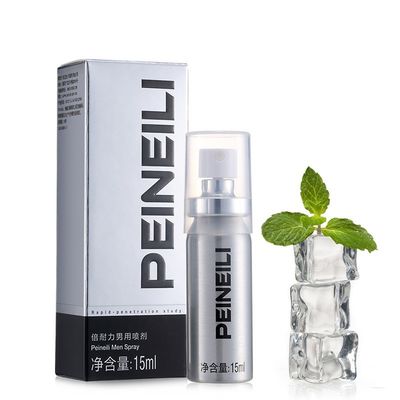 Pulverizador erval do atraso da ejaculação do creme do pulverizador do realce do sexo 15ml para homens