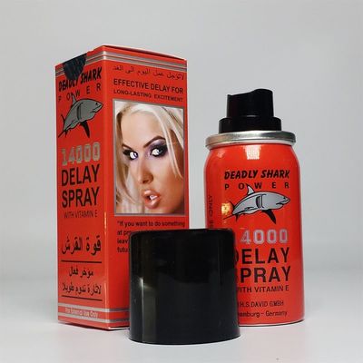 Muitos tempos ervais mortais 40ml do pênis da velocidade excessiva do pulverizador do atraso de 140000 sexos do tubarão
