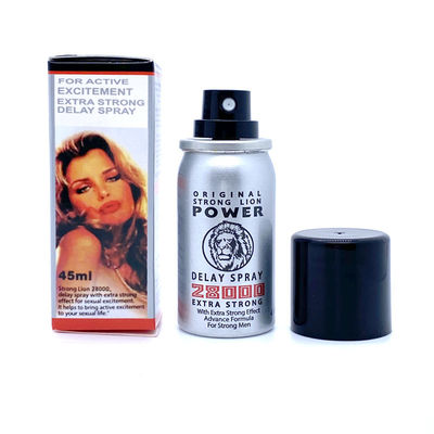 O realce forte do sexo do leão 28000 pulveriza o pulverizador 45ml do atraso do creme