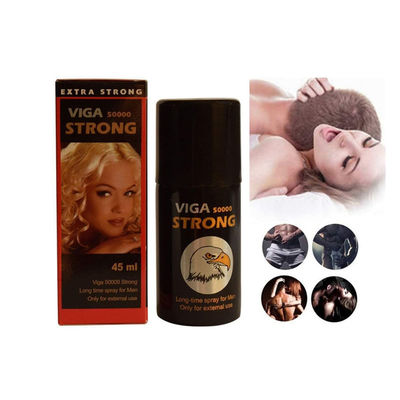 O realce forte do sexo dos muitos tempos 50000 pulveriza o bloco 45ml de creme