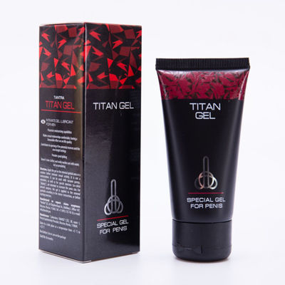 O realce do sexo do pênis do gel do titã pulveriza a ejaculação prematura de creme 50g